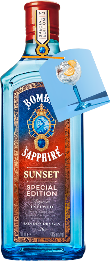 Bombay Sapphire "Sunset" Gin