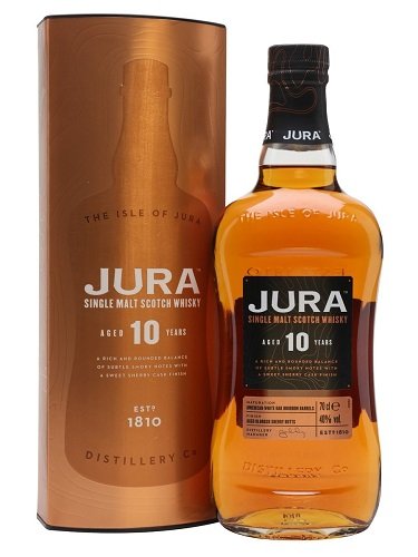 JURA Isle Of Jura 10 Yo Single Malt Scotch Whisky