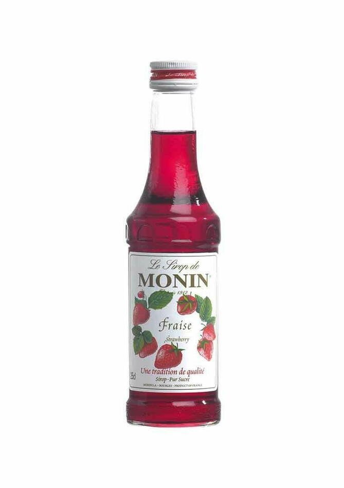 Monin Syrup Strawberry / Jordbær Fl 25