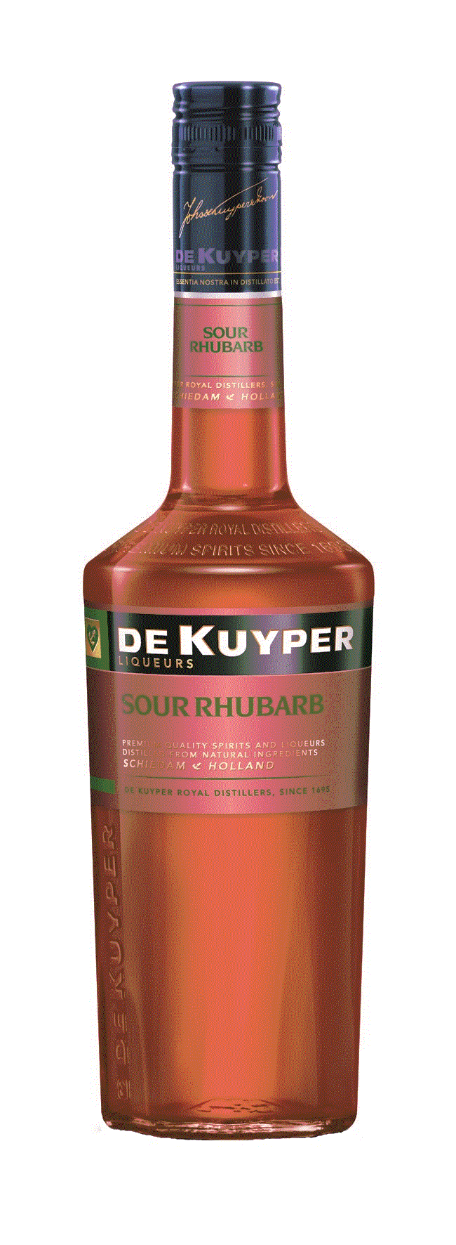 DEKUYPER De Kuyper Liqueur Sour Rhubarb / Rabarber Fl 70