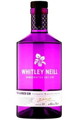 Whitley Neill Rhubarb & Ginger Gin - Nordens Bedste Pris →